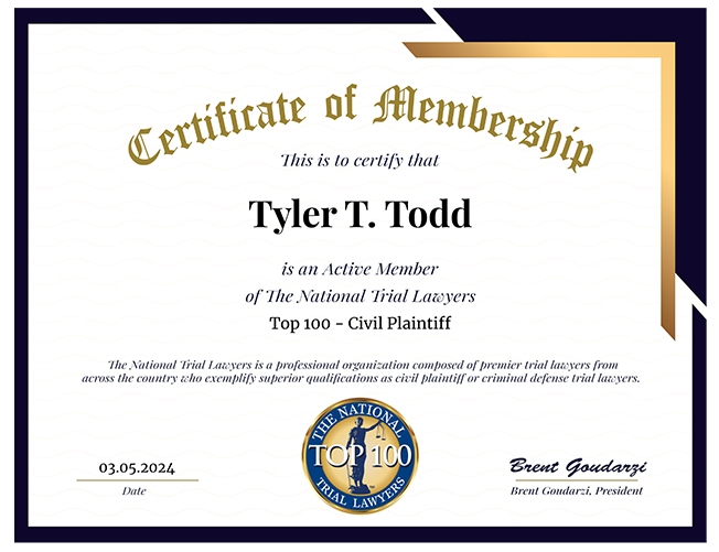 Top 100 civil plaintiff