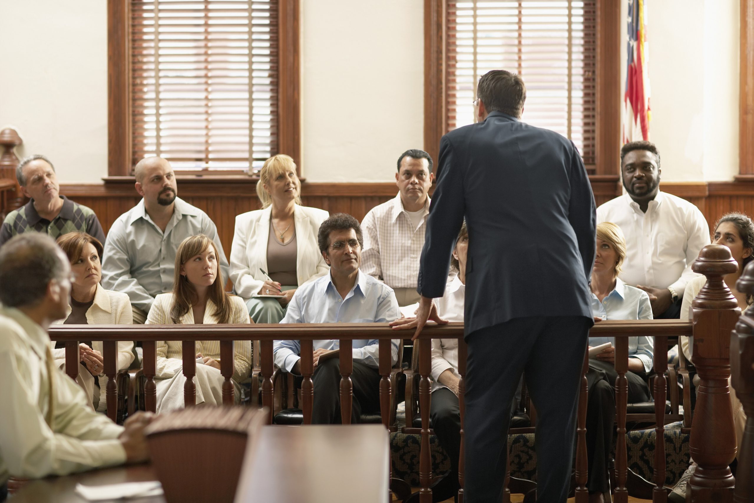 provo personal injury lawyer talking to jury